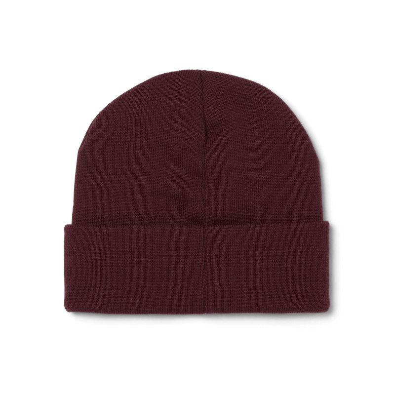 Huf All Caps Cuff Beanie Burgundy