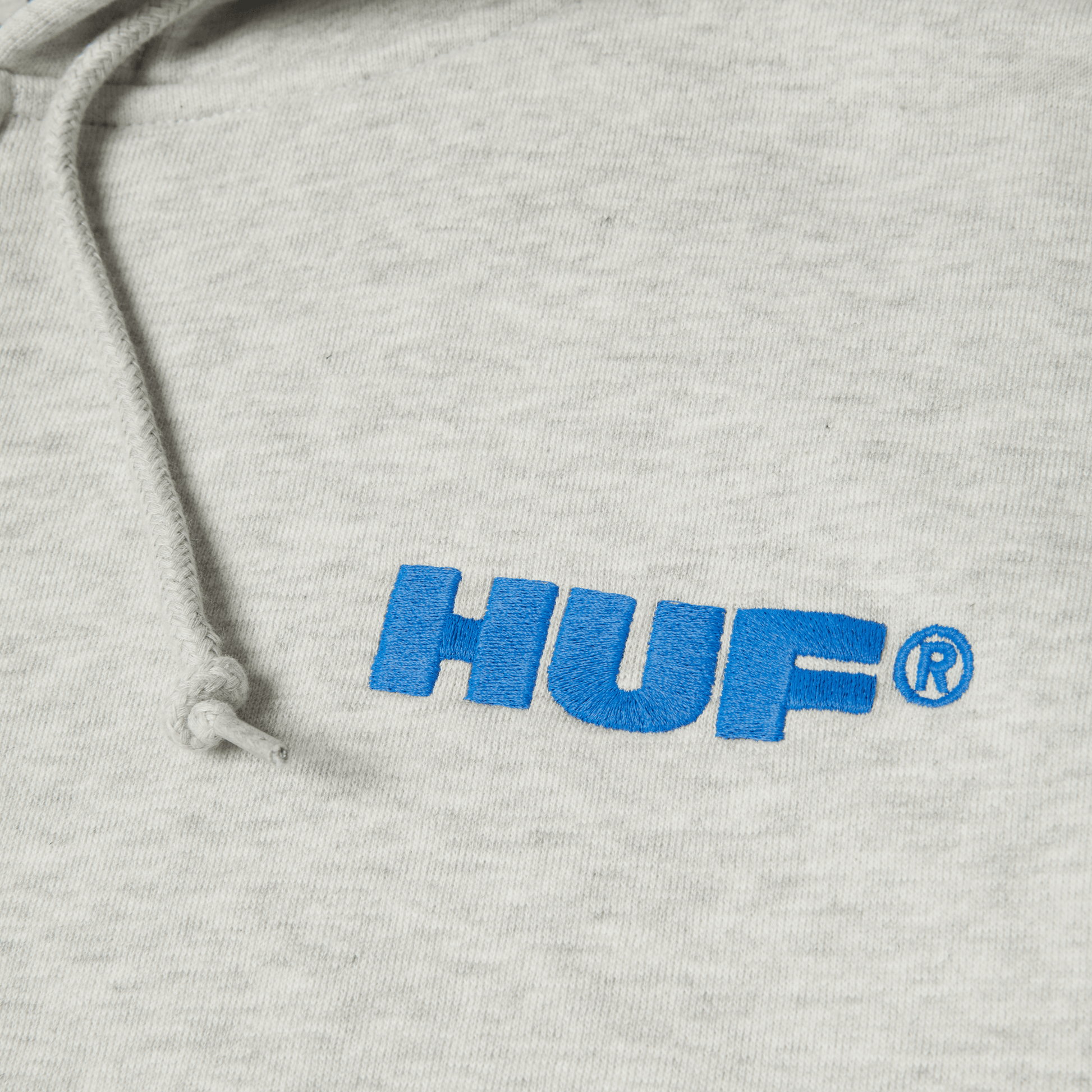 HUF All Caps Full-Zip Hoodie Ash