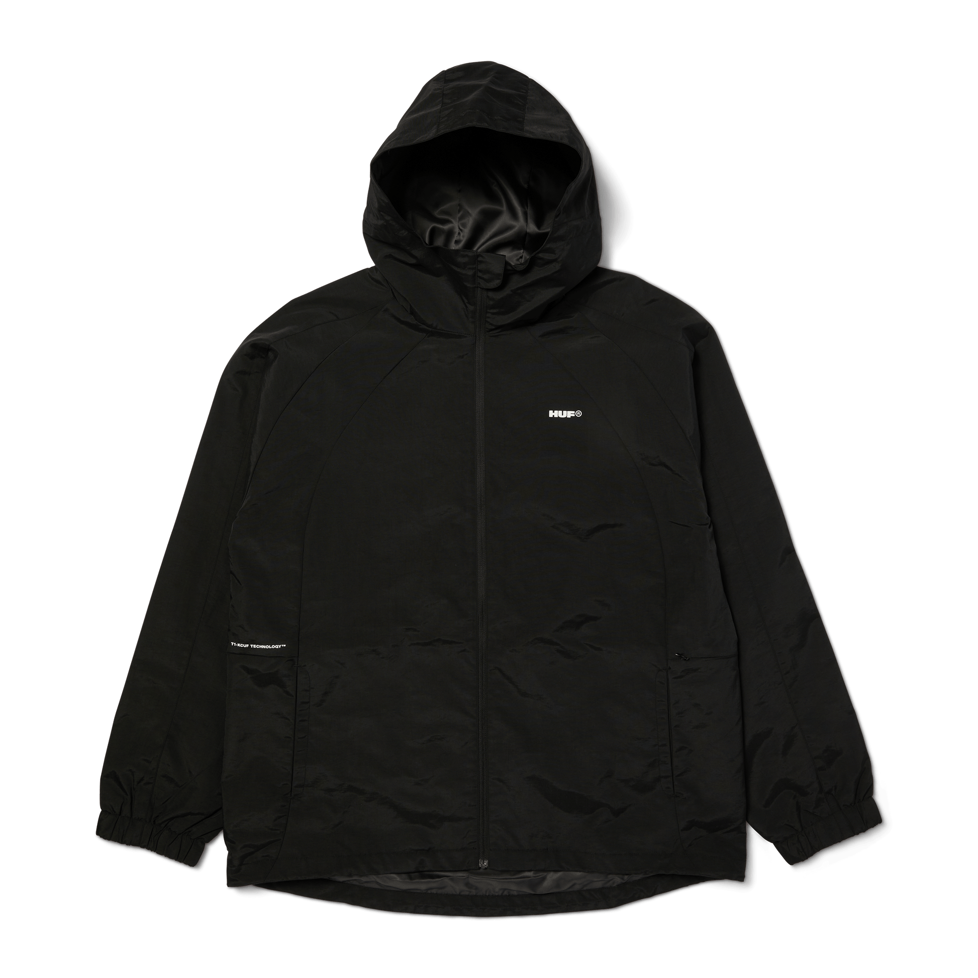 HUF All Caps Shell Jacket Black