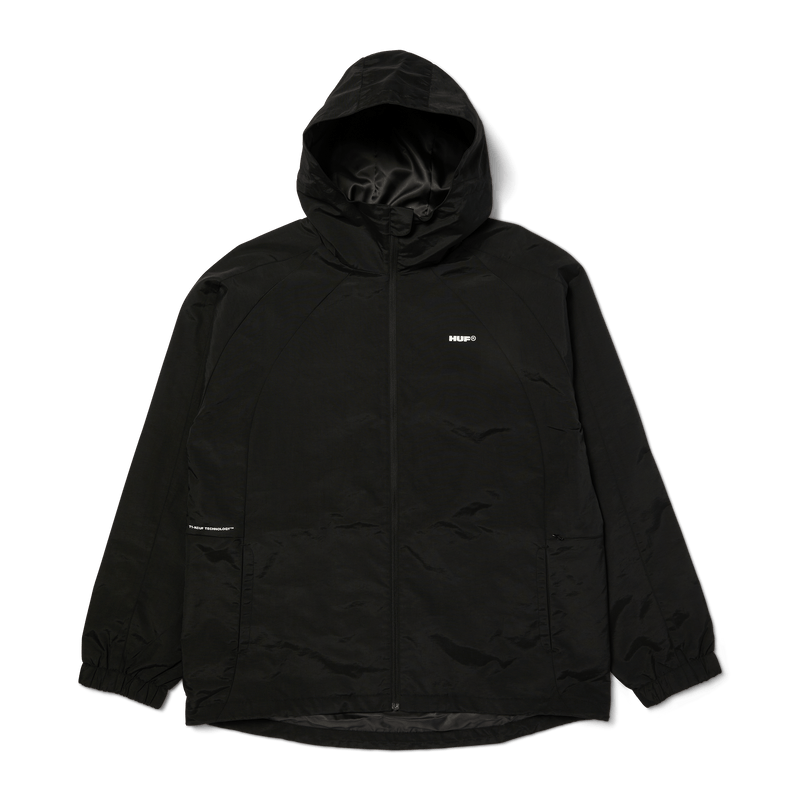 HUF All Caps Shell Jacket Black