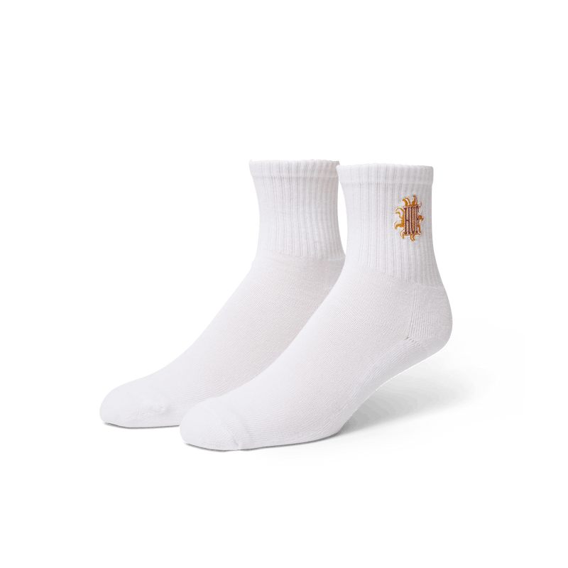HUF Apollo 1/4 Sock White