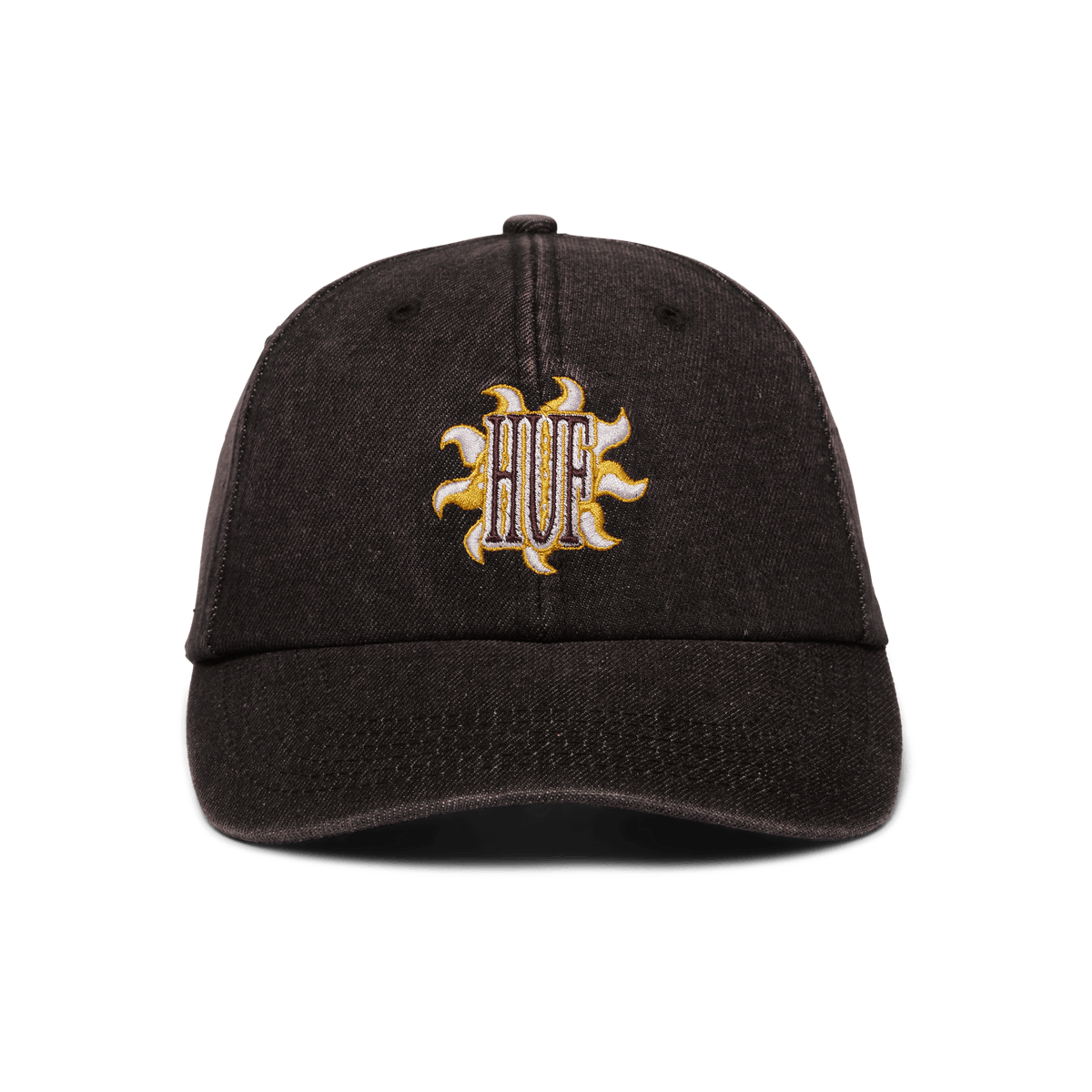 Apollo Denim 6-Panel Curved Visor Hat