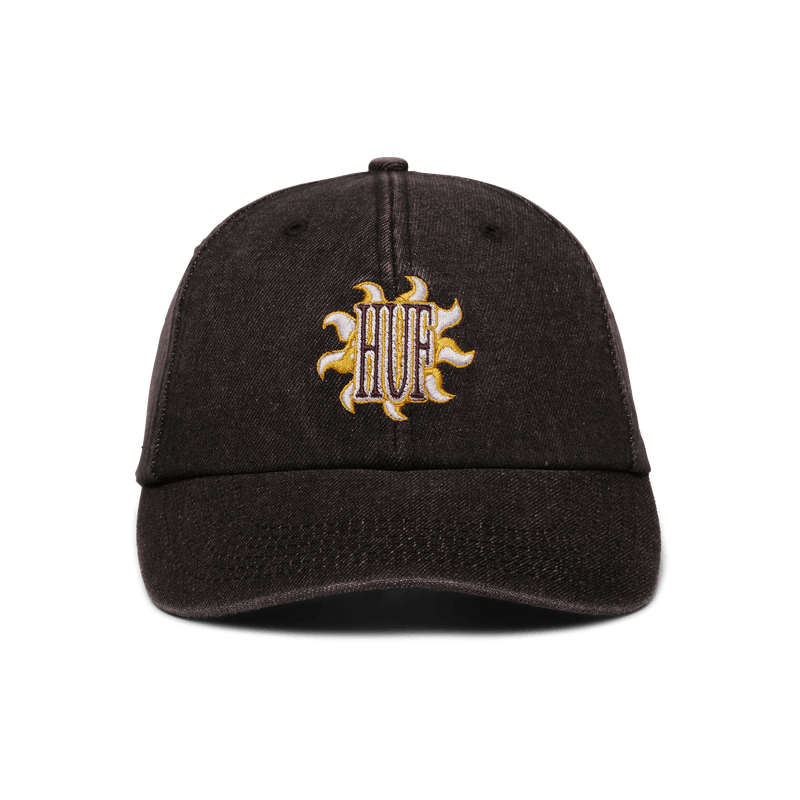 HUF Apollo Denim 6-Panel Curved Visor Hat Dust Purple