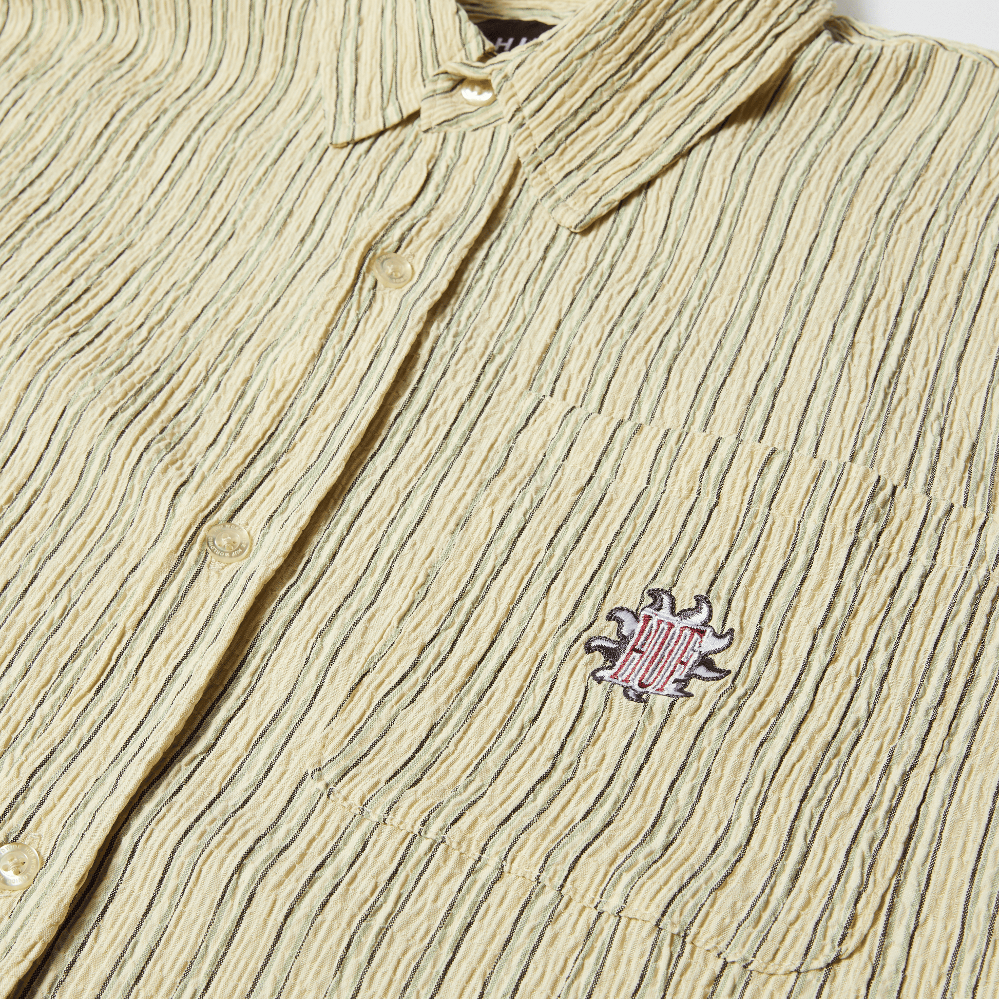 HUF Apollo Striped Shirt Natural