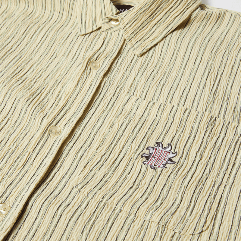 HUF Apollo Striped Shirt Natural