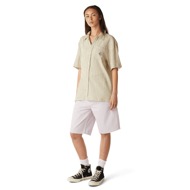HUF Apollo Striped Shirt Natural