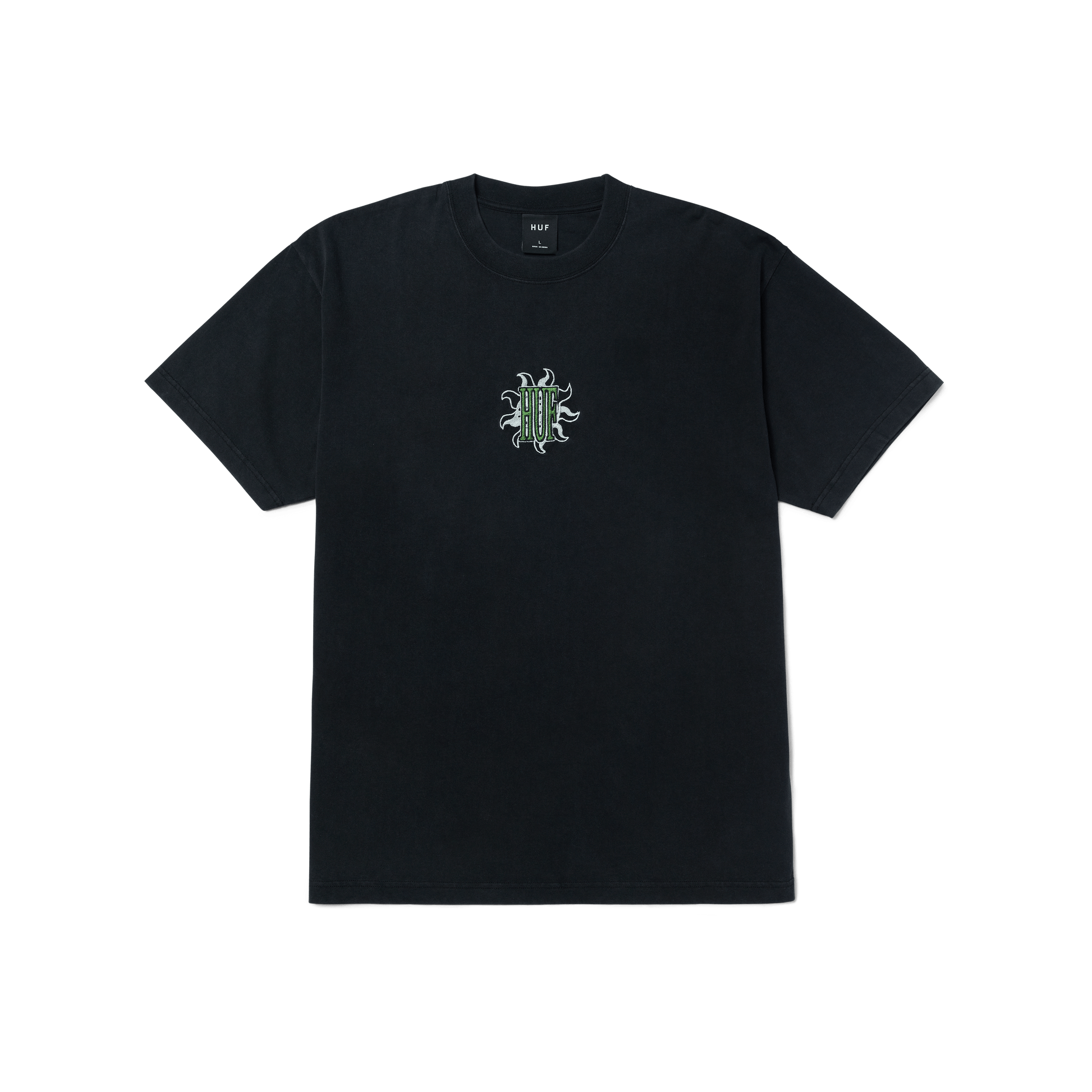 HUF Apollo Washed T-Shirt Washed Black