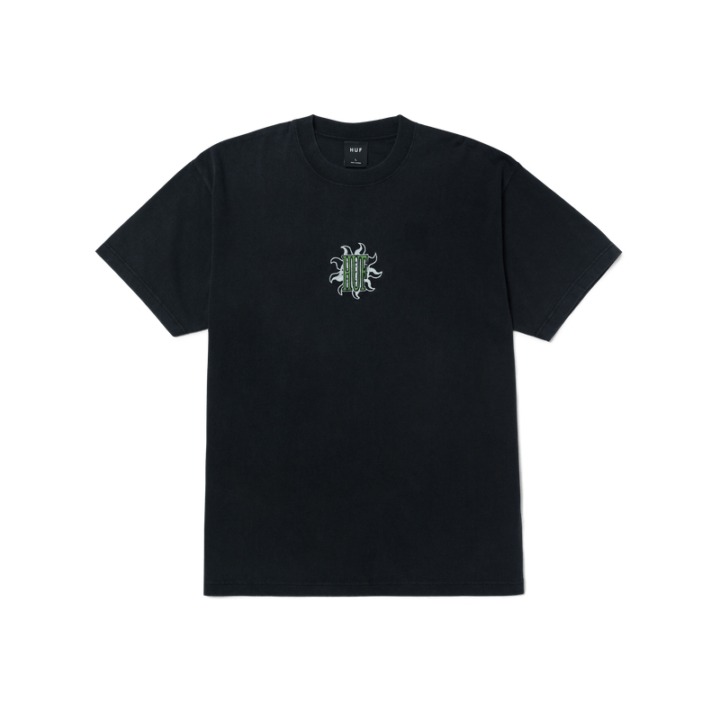 HUF Apollo Washed T-Shirt Washed Black