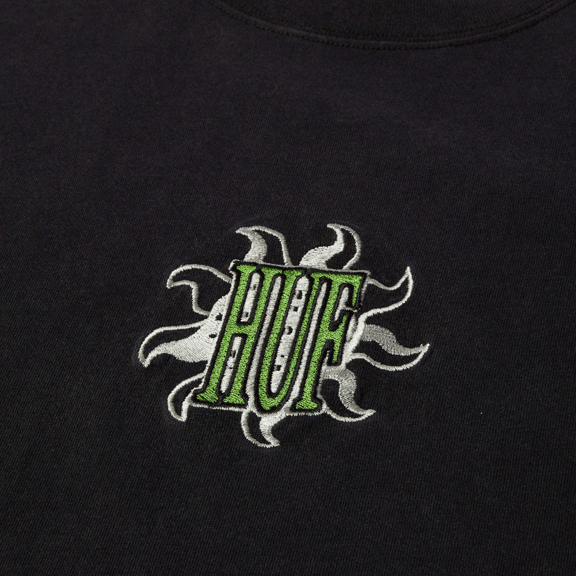 HUF Apollo Washed T-Shirt Washed Black