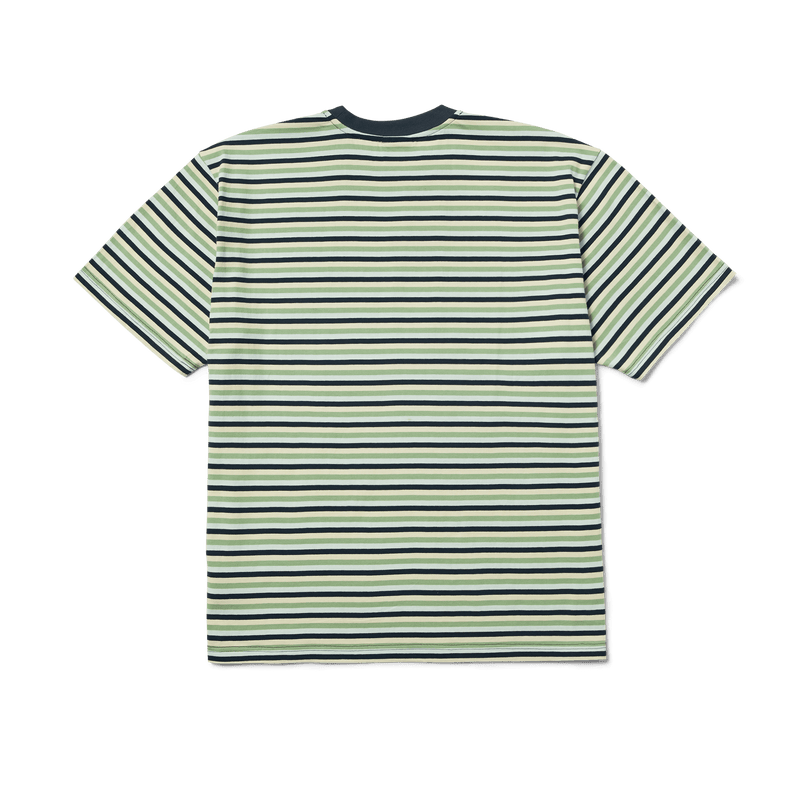 HUF Apollo Striped Knit Boxy Top Blue