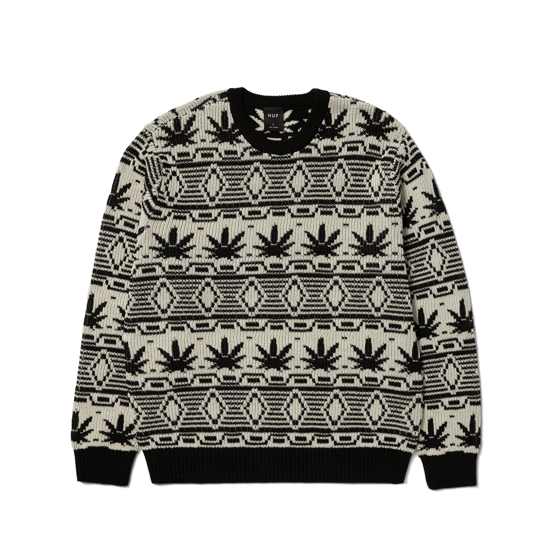 HUF Apres Crewneck Sweater Natural
