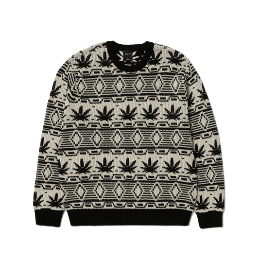 HUF Apres Crewneck Sweater Natural
