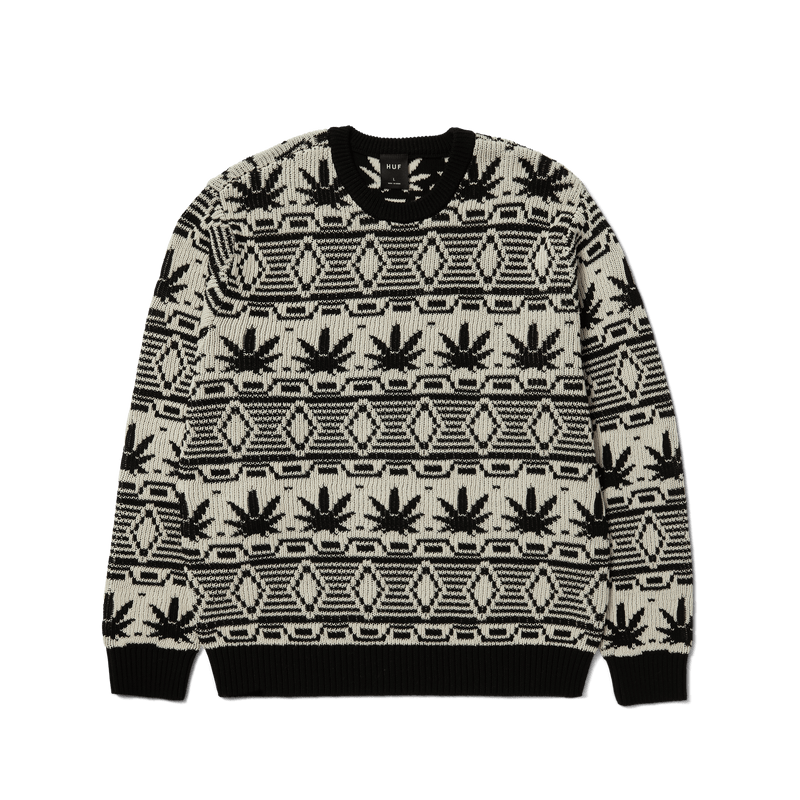 HUF Apres Crewneck Sweater Natural
