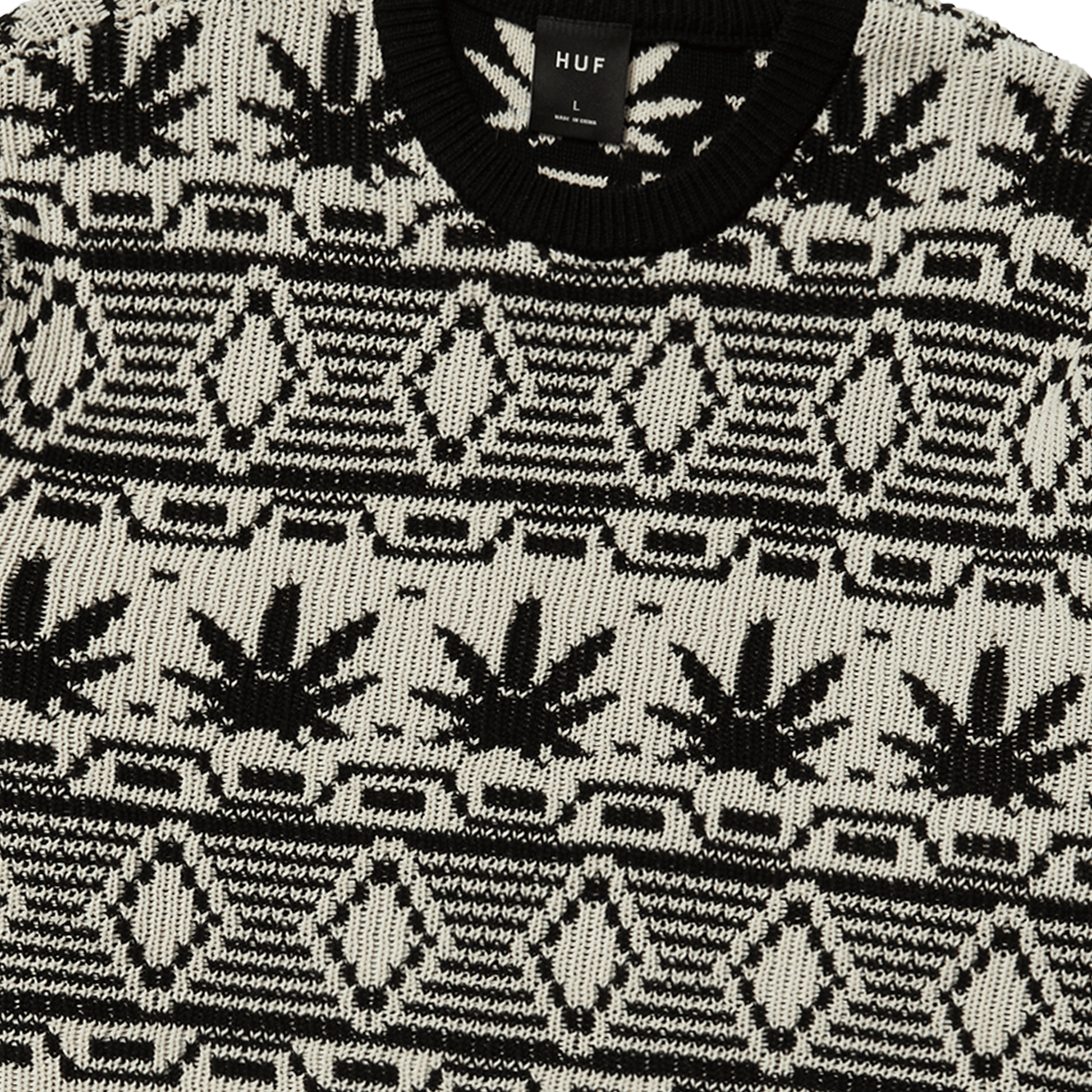 HUF Apres Crewneck Sweater Natural