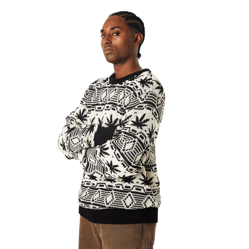 HUF Apres Crewneck Sweater Natural