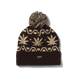HUF Apres Cuff Pom Beanie Brown