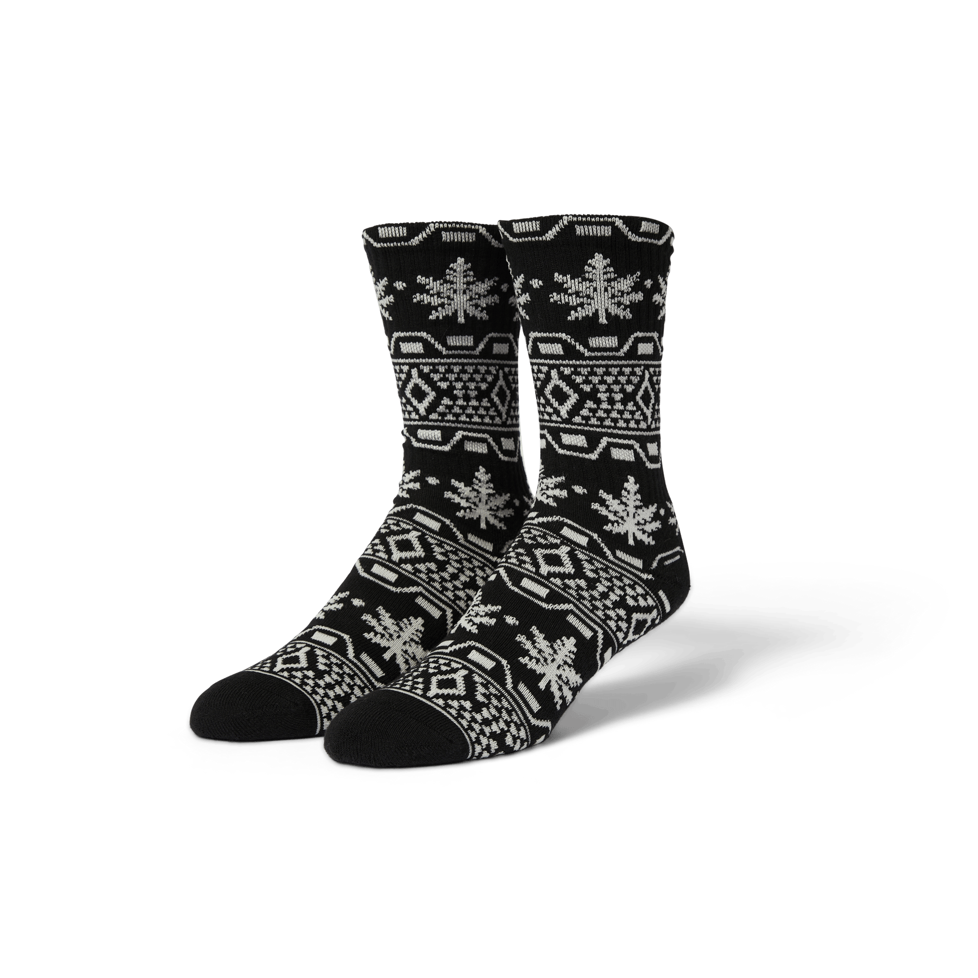 HUF Apres Plantlife Crew Sock Black
