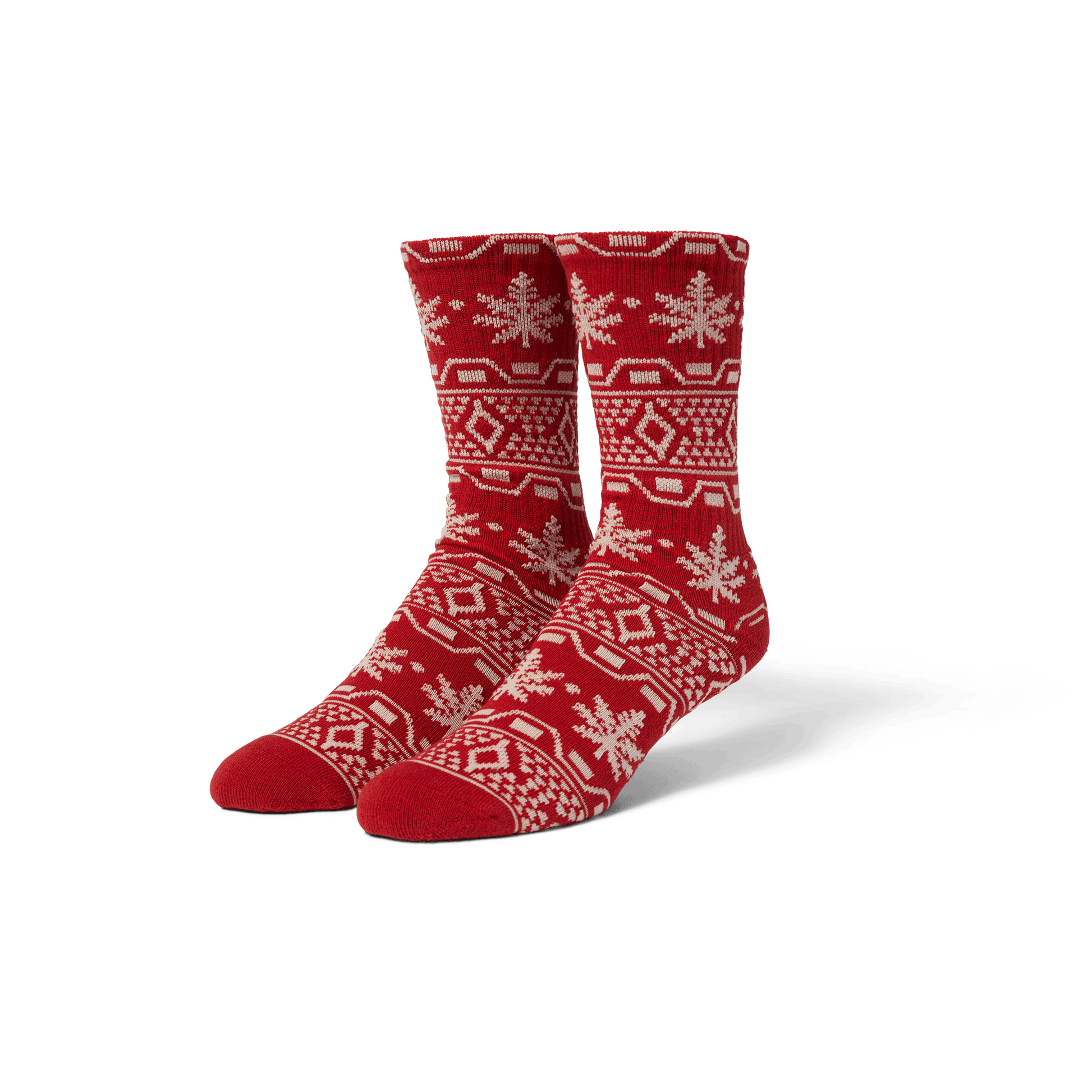 HUF Apres Plantlife Crew Sock Red