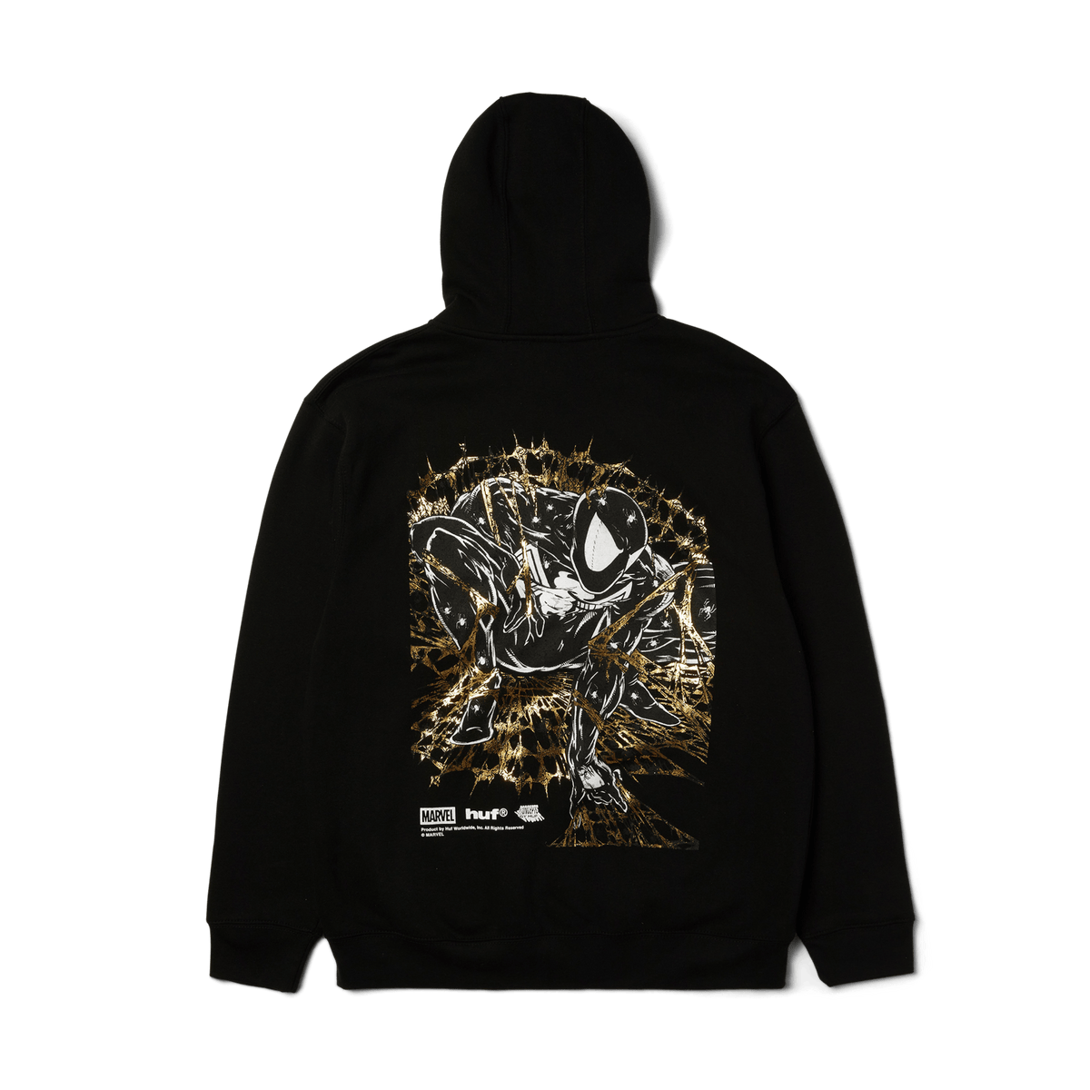 HUF x Marvel Spider-Man Arachknight FZ Hoodie Black