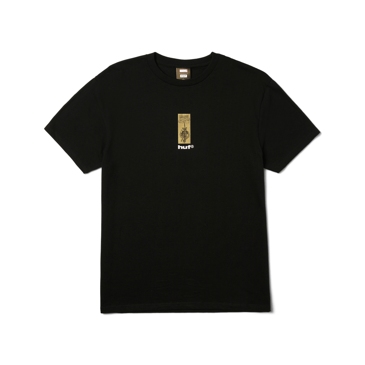 HUF x Marvel Spider-Man Arachknight Gold T-Shirt Black