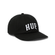 Huf Arch 6 Panel CV Snapback Hat Black