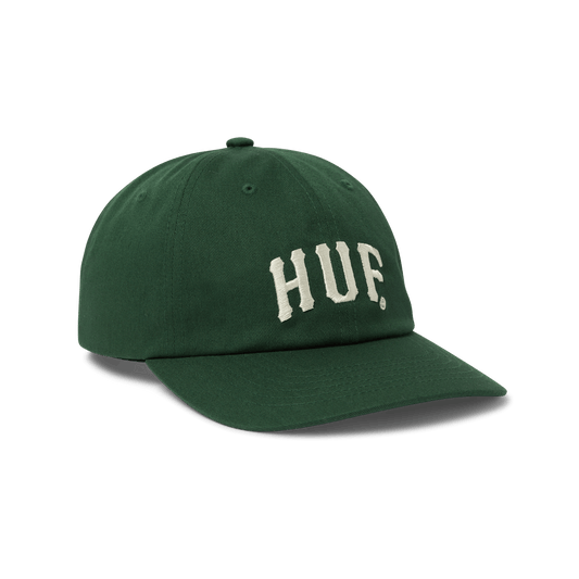 Huf Arch 6 Panel CV Snapback Hat Forest Green