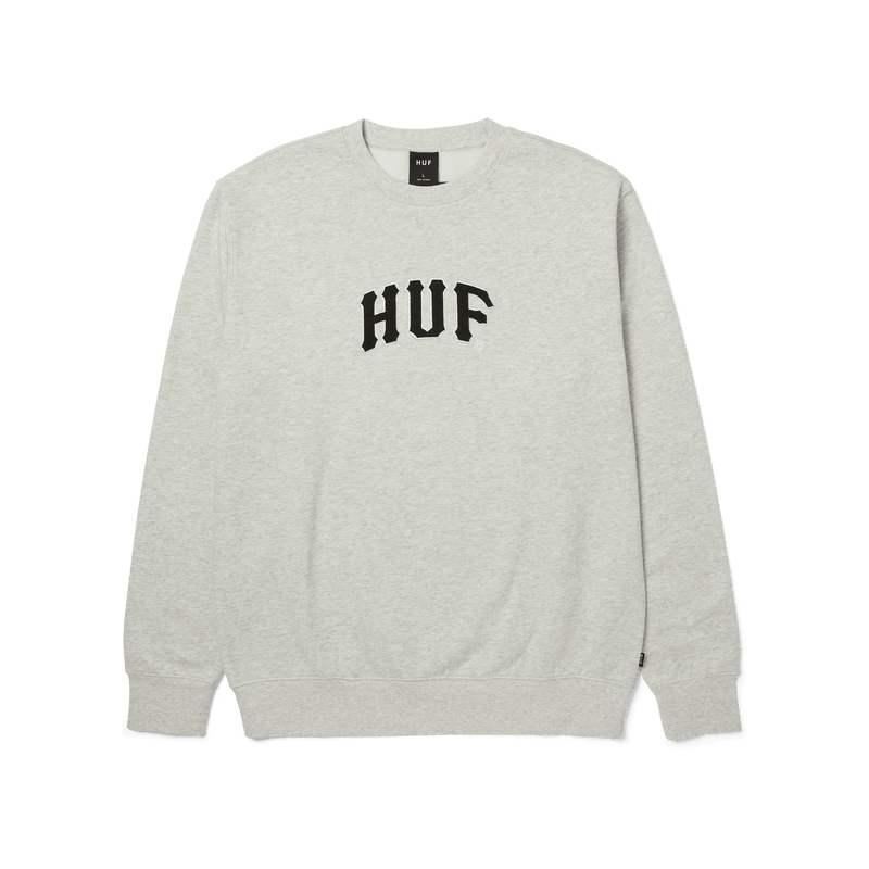 HUF Arch Applique Crewneck Sweatshirt Ash