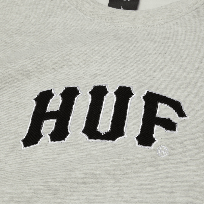 HUF Arch Applique Crewneck Sweatshirt Ash