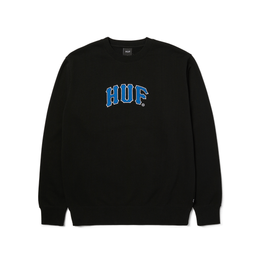 HUF Arch Applique Crewneck Sweatshirt Black
