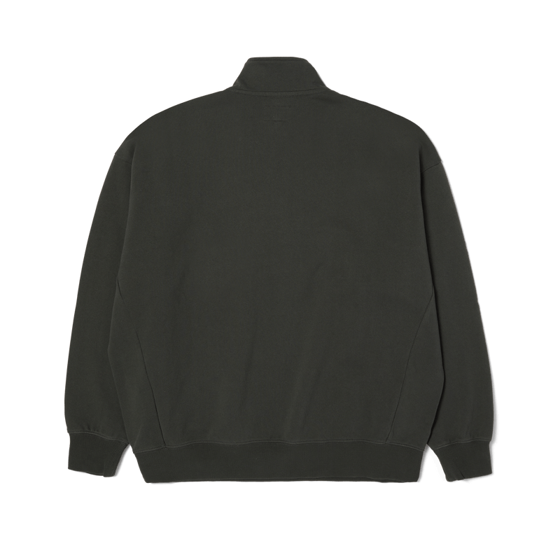 Huf Arch Enzyme 1/4 Zip Fleece Vintage Black
