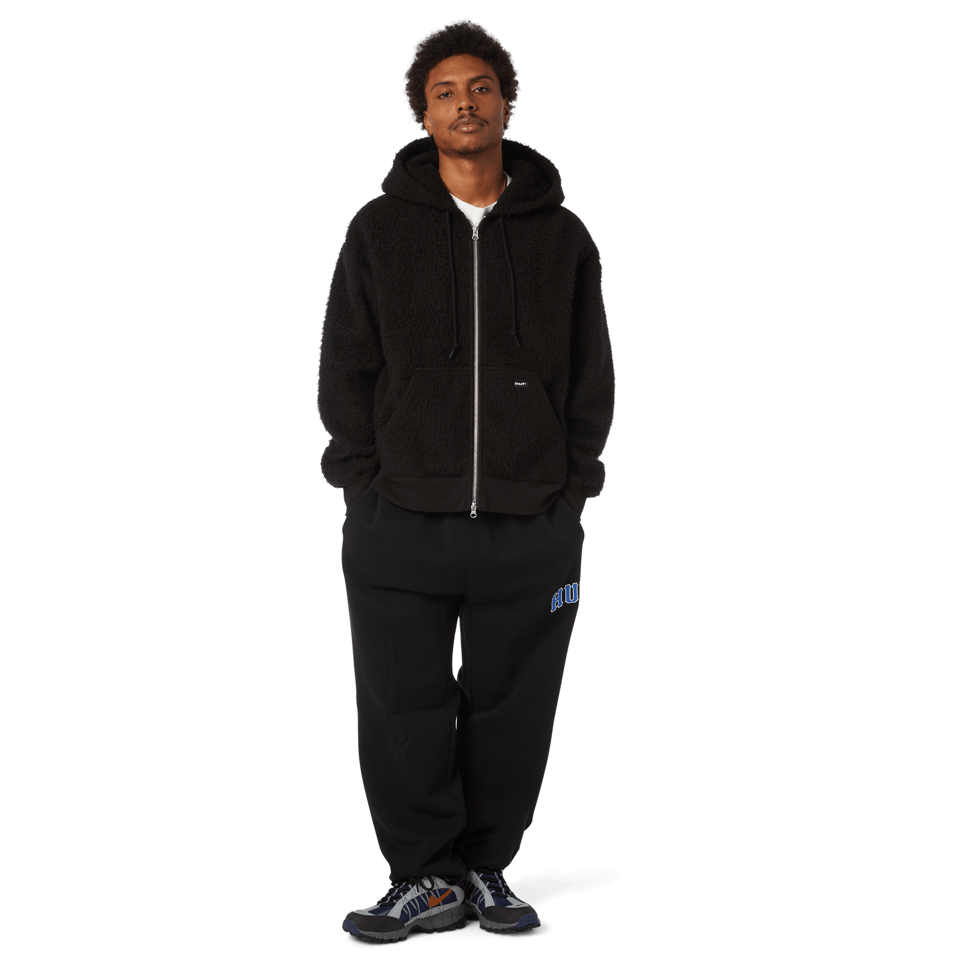 HUF Arch Fleece Pant Black