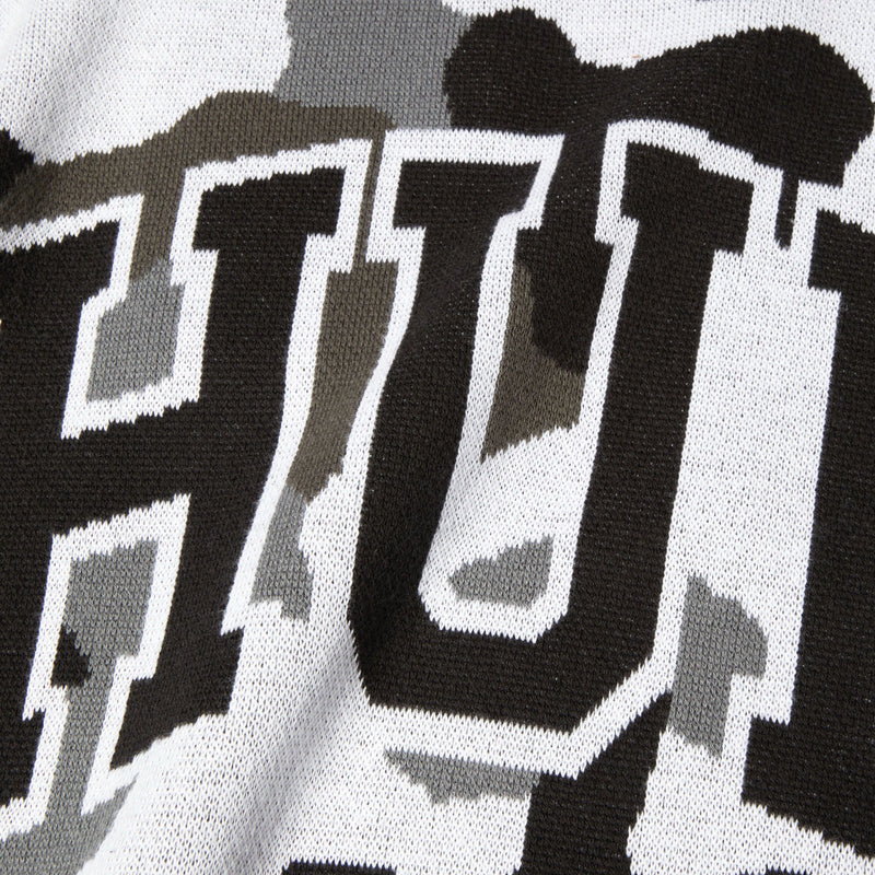 Huf Arch Jacquard Camo Crewneck Sweatshirt Camo