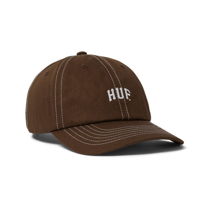 HUF Arch Logo 6-Panel Curved Visor Hat Bison