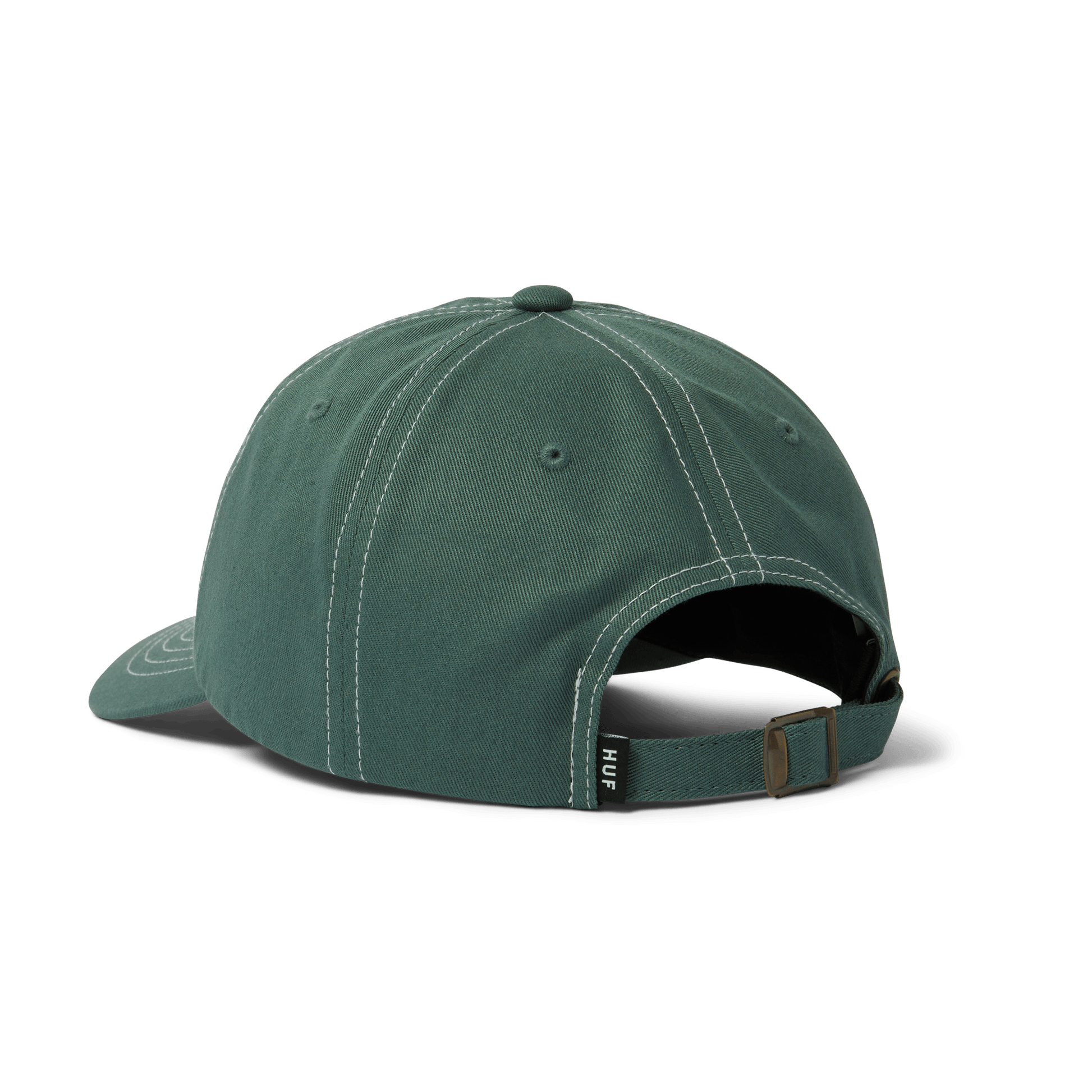 HUF Arch Logo 6-Panel Curved Visor Hat Forest Green
