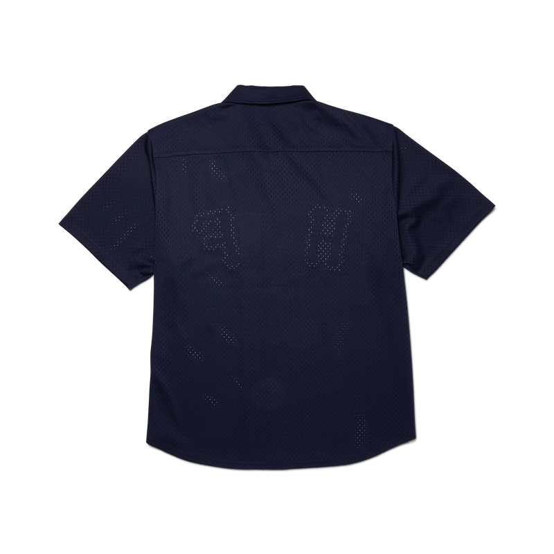 HUF Arch Mesh Button Up Navy