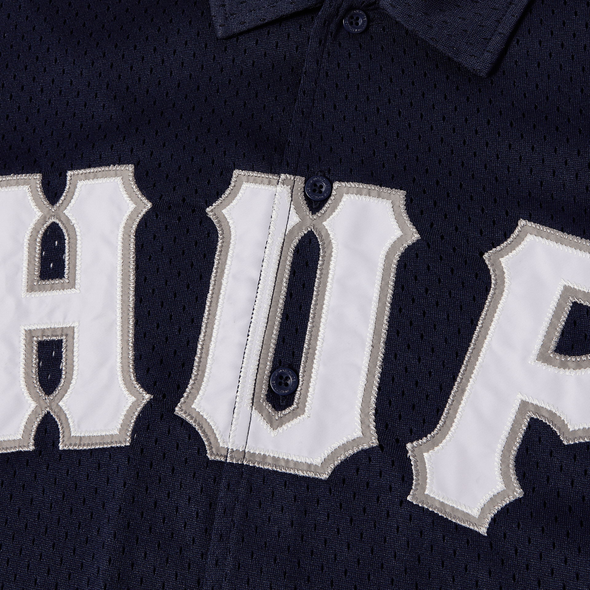 HUF Arch Mesh Button Up Navy