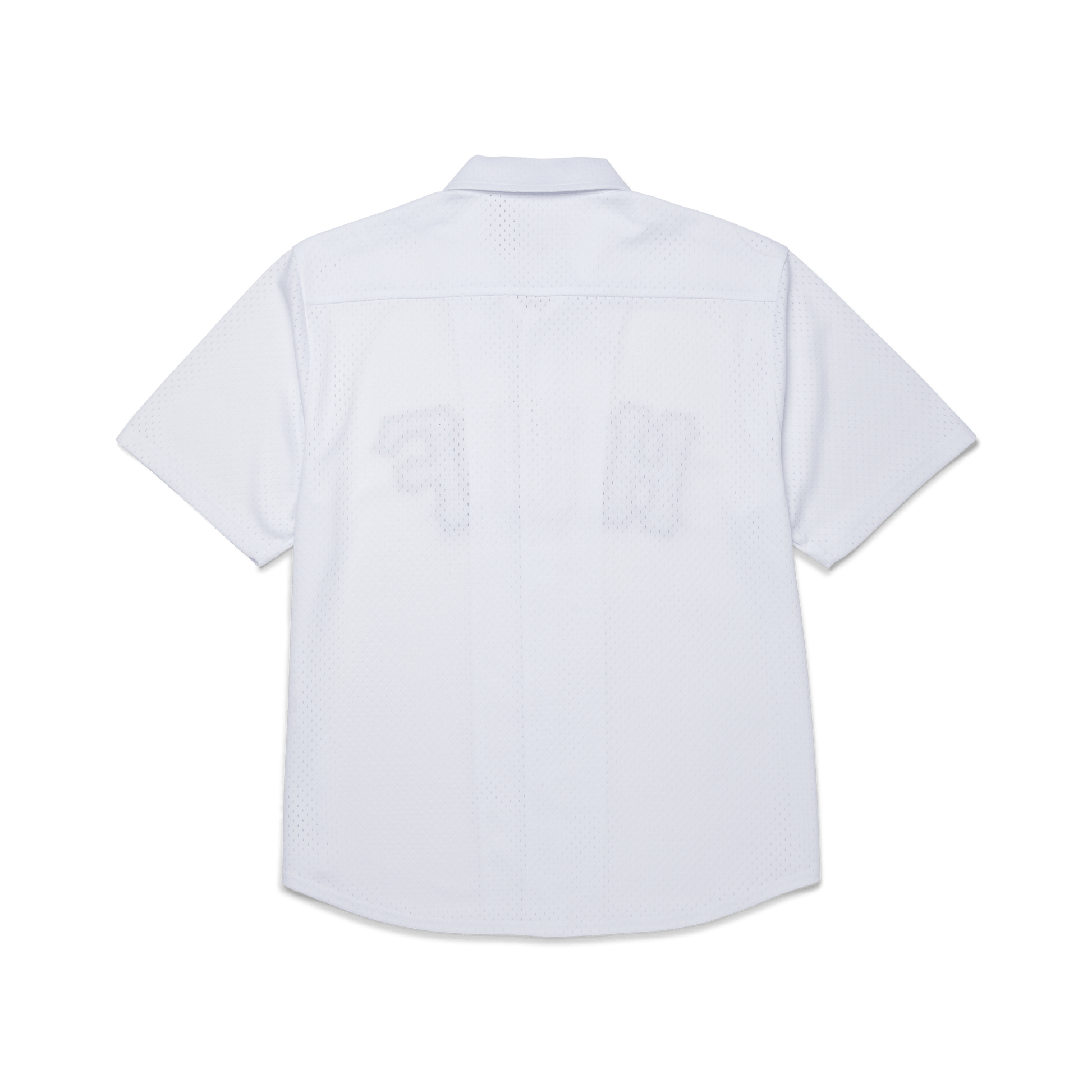 HUF Arch Mesh Button Up White