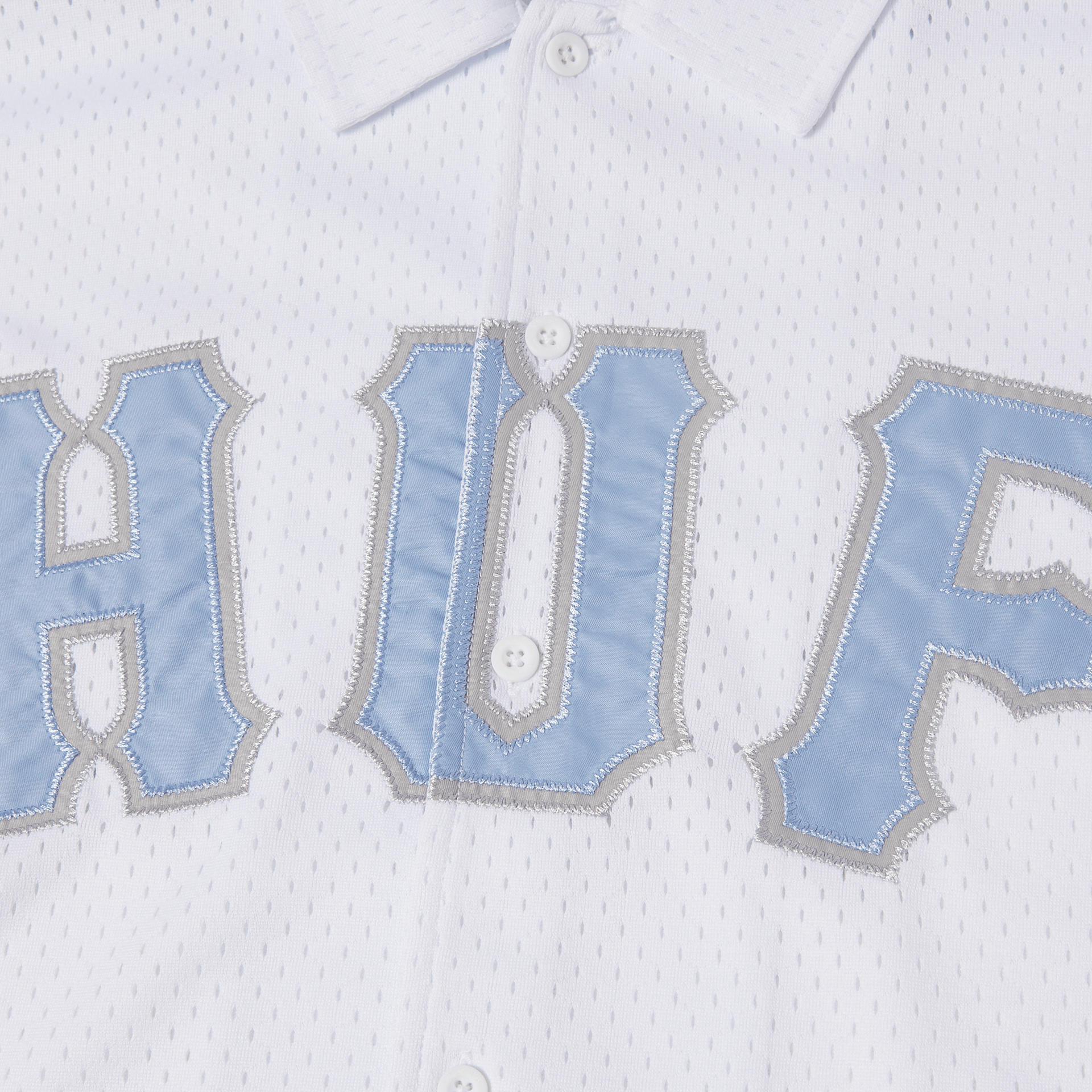 HUF Arch Mesh Button Up White