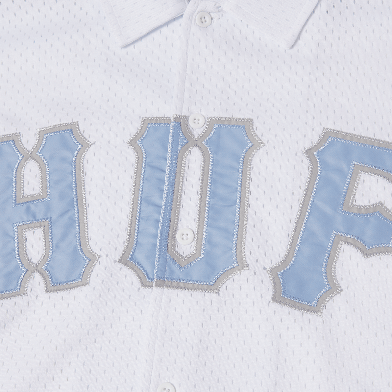 HUF Arch Mesh Button Up White