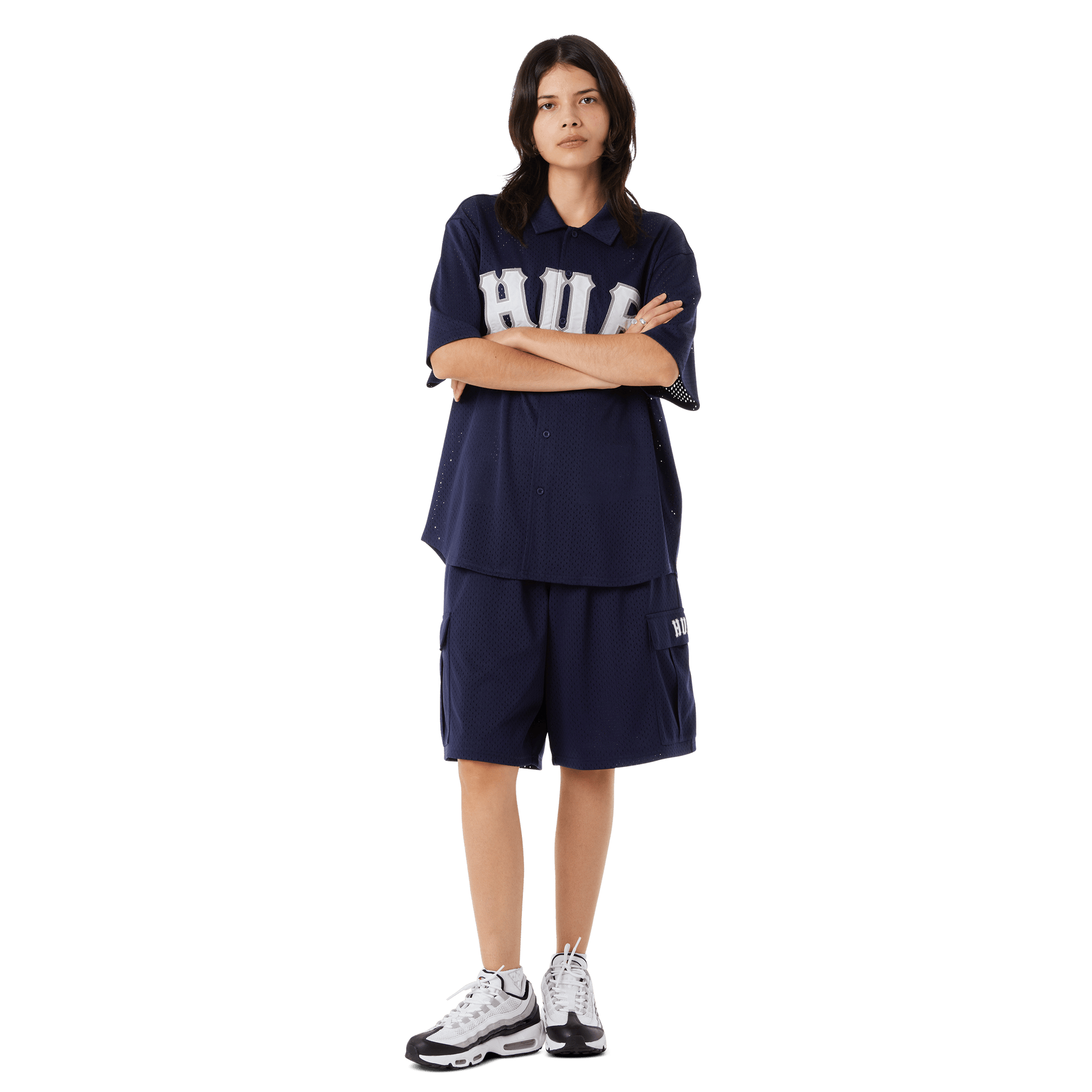 HUF Arch Mesh Cargo Short Navy