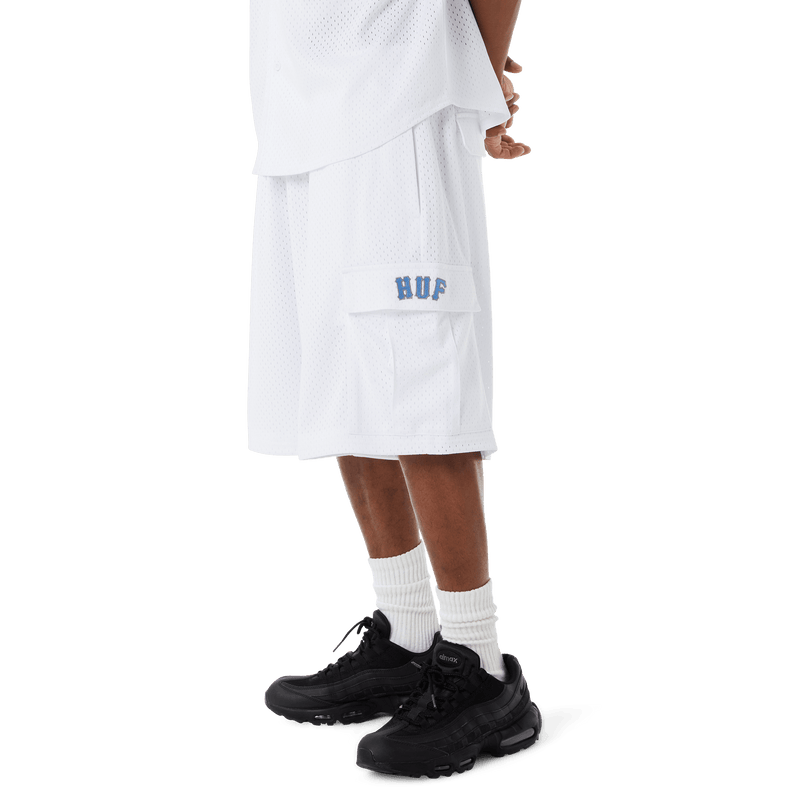 HUF Arch Mesh Cargo Short White