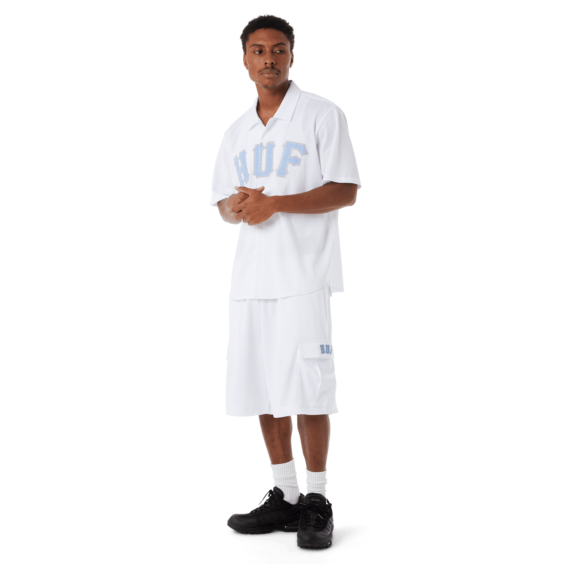 HUF Arch Mesh Cargo Short White