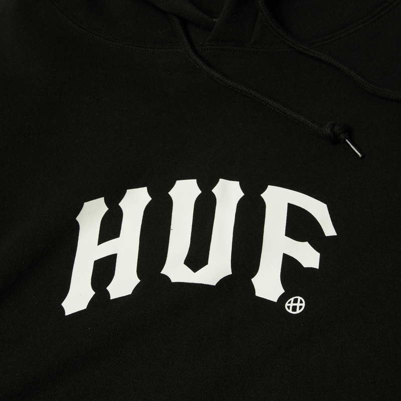HUF Arch Pullover Hoodie Black