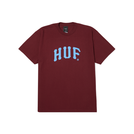 Huf Arch T-Shirt Burgundy