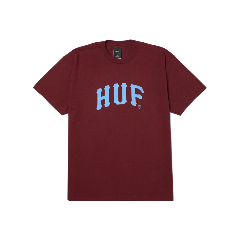 Huf Arch T-Shirt Burgundy