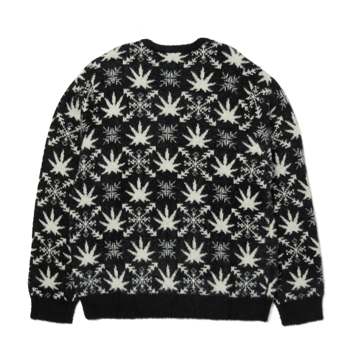 Huf Arctic Plantlife Crewneck Sweater Black