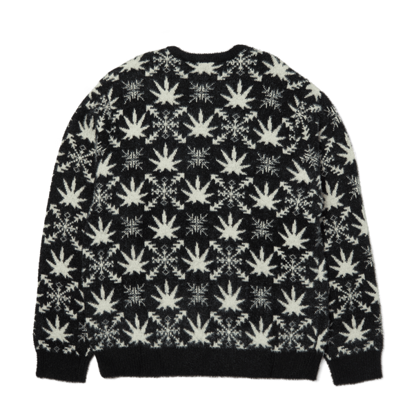 Huf Arctic Plantlife Crewneck Sweater Black