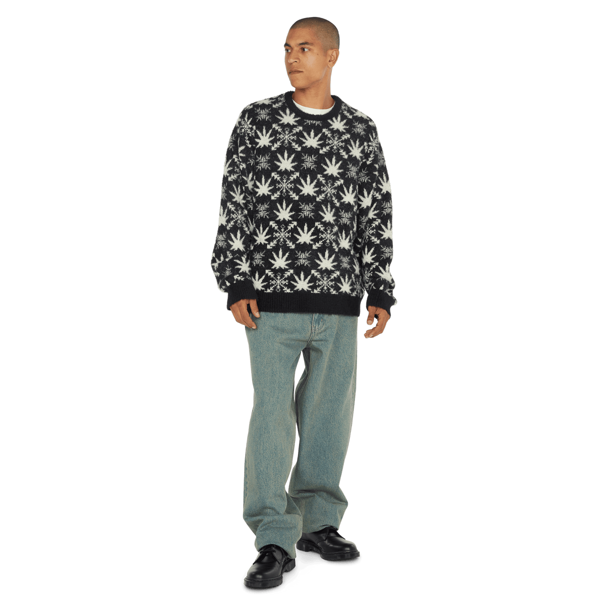Huf Arctic Plantlife Crewneck Sweater 