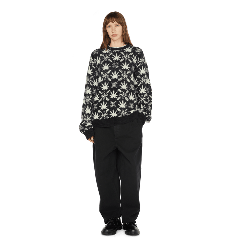 Huf Arctic Plantlife Crewneck Sweater Black