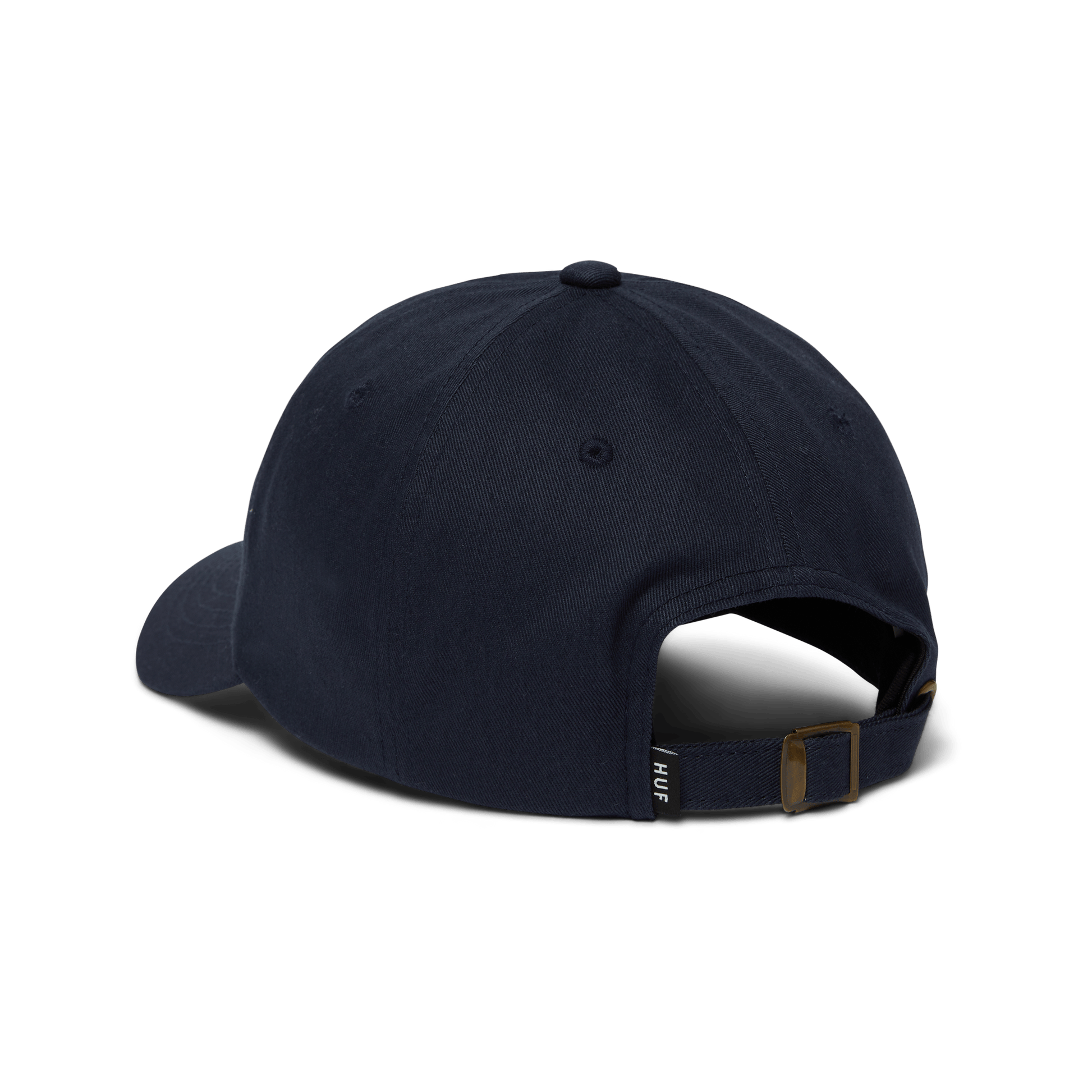 HUF Atelier Crest 6-Panel Curved Visor Hat Navy